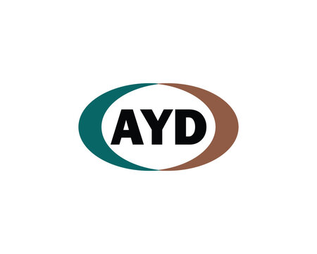 AYD logo design vector template