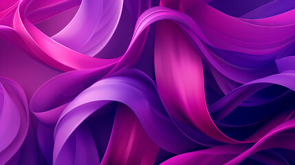 Abstract purple and pink wave pattern. Digital art design with smooth lines and fluid shapes
