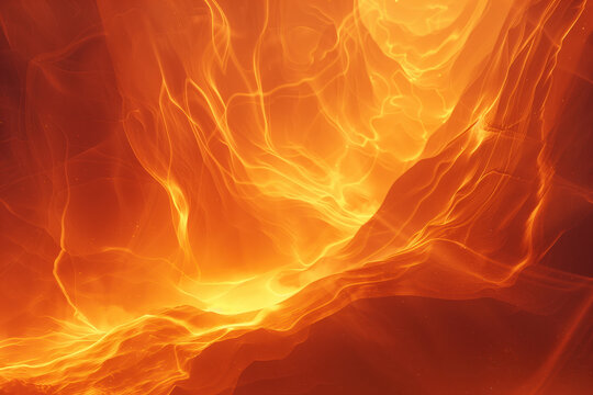 Abstract background with fire landscape. Background image. Created with Generative AI technology.