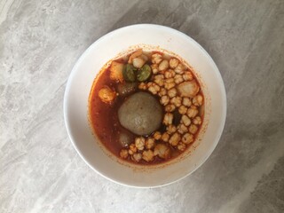 Meatball bakso aci food