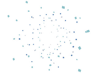 青　紙吹雪　背景