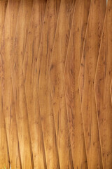 Modern Wooden Plank Boards Wall With Arrows Shape Chevron Office Interior