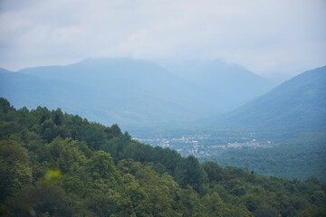 Beautiful natural landscape. Mountains of the North Caucasus