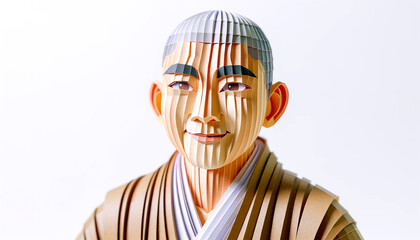 日本の僧侶 - obrazy, fototapety, plakaty