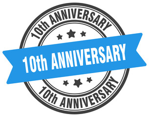 Fototapeta premium 10th ANNIVERSARY 