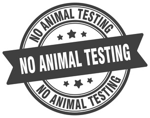 Obraz premium NO ANIMAL TESTING