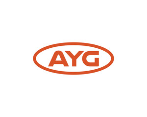 AYG logo design vector template