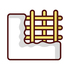 Concrete icon editable stock vector illustration