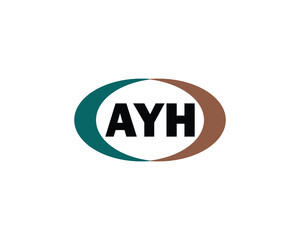 AYH logo design vector template