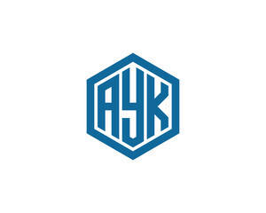 AYK Logo design vector template