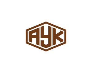 AYK Logo design vector template