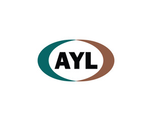 AYL Logo design vector template
