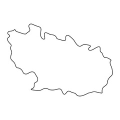 Bac Ninh province map, administrative division of Vietnam. Vector illustration.