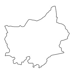 Binh Phuoc province map, administrative division of Vietnam. Vector illustration.