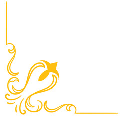 Fototapeta premium Corner Frame Border