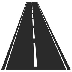 Empty Road Vector