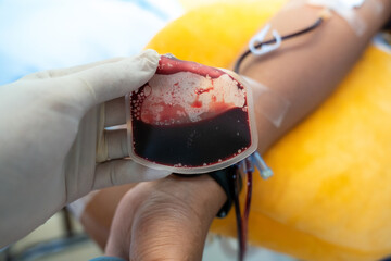 Blood donated by those with a helping heart