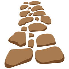 Stone Path Vector