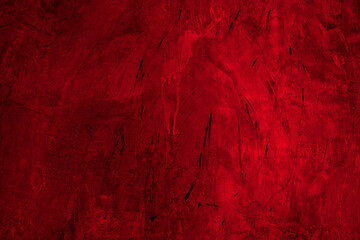 Old wall texture cement black red  background abstract dark color design are light with white gradient background. - obrazy, fototapety, plakaty