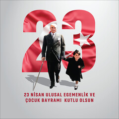 23 Nisan Ulusal Egemenlik ve Cocuk Bayrami. 