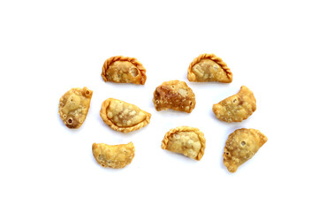 Mini curry puff. Thai dessert