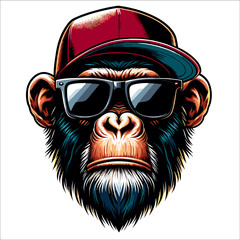 APES GANGSTER VECTOR ART