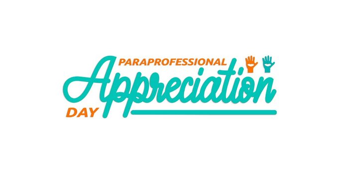 Paraprofessional Appreciation Day text animation. Handwritten calligraphy animated with alpha channel. Great for thankfulness for these hard-working individuals. They often beyond their job duties