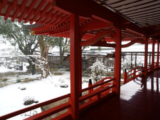 京都雪景色