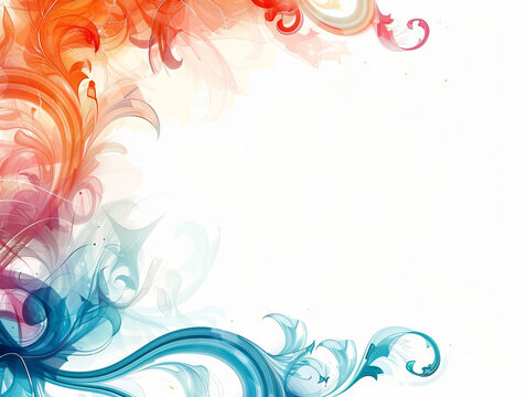Swirling background graphic template