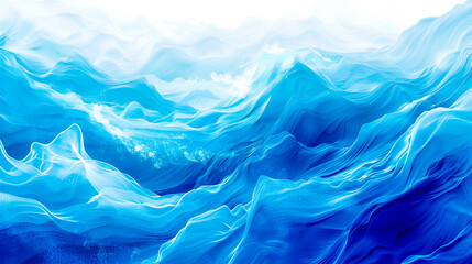 abstract blue ice background, frozen surface