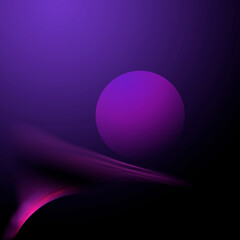 square black background. fantasy graphic. science fiction outer space scene. conceptual planet with motion blur clouds. 3d illusion of distance, dimension and depth. 