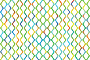 Illustration pattern, Abstract Geometric Style. Repeating of multicolor arrow on white background.