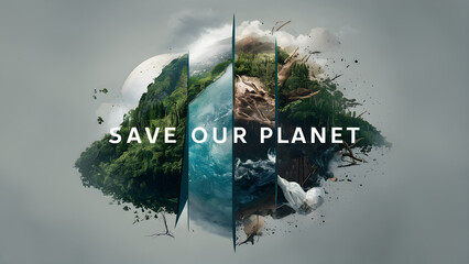 save our planet poster