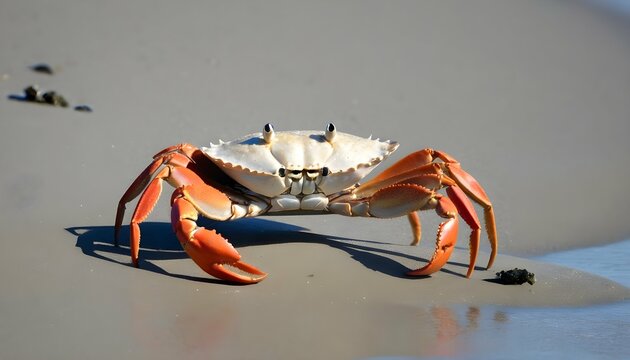 A Crab Carrying A Piece Of Debris For Camouflage Upscaled 11