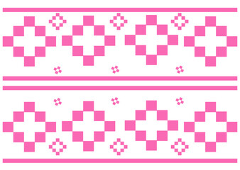 Fototapeta premium seamless Pink background with squares chessboard