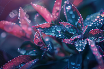 Plant with Morning Dew
