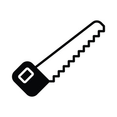 Saw icon editable stock vector illustration