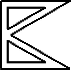 Pixel line creative design digital. Element 8 bit retro