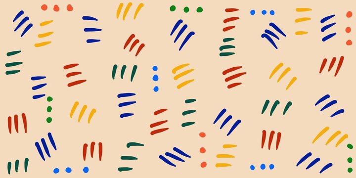 Hand drawn simle doodle retro style design, illustration, memphis