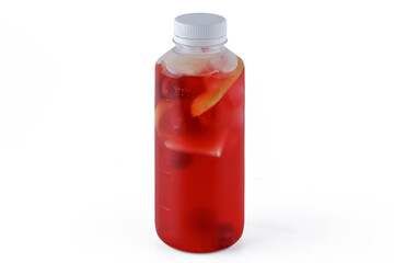 Fresh cherry juice with berries