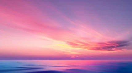 Papier Peint photo autocollant Rose  blurred gradient background sunset sky