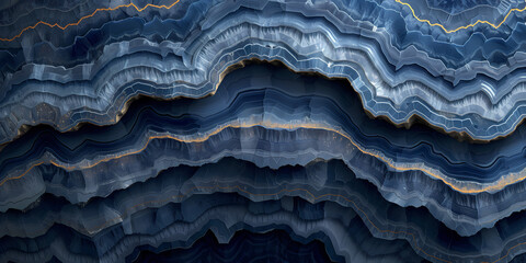 Abstract Blue Marbled Background, Agate Macro Wallpaper - A Close Up Of A Stone
