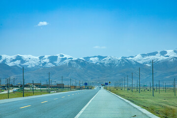 Aba Qiang and Tibetan Autonomous Prefecture, Sichuan Province - mountains and grassland scenery...