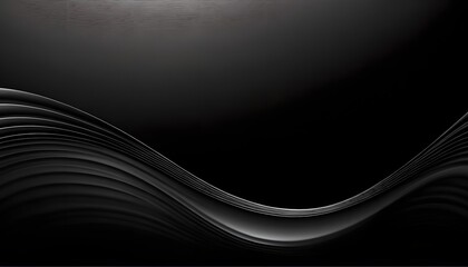 Black fibre carbon texture art illustration background, AI generated - obrazy, fototapety, plakaty