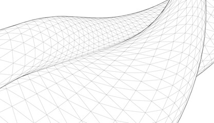 Architectural drawing. Geometric background