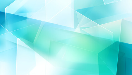 Vibrant Blue Geometric Abstract Design Background