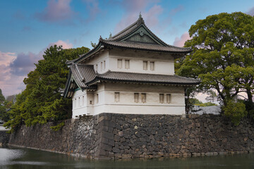 Fototapeta na wymiar Imperial Gardens in Tokyo, Japan.