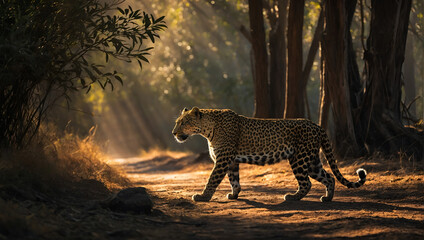 Leopard: Stunning Images of the Fierce Big Cat in the Wild - obrazy, fototapety, plakaty
