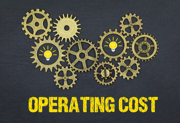 Operating Cost - obrazy, fototapety, plakaty