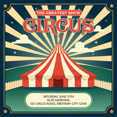 Circus Invitation